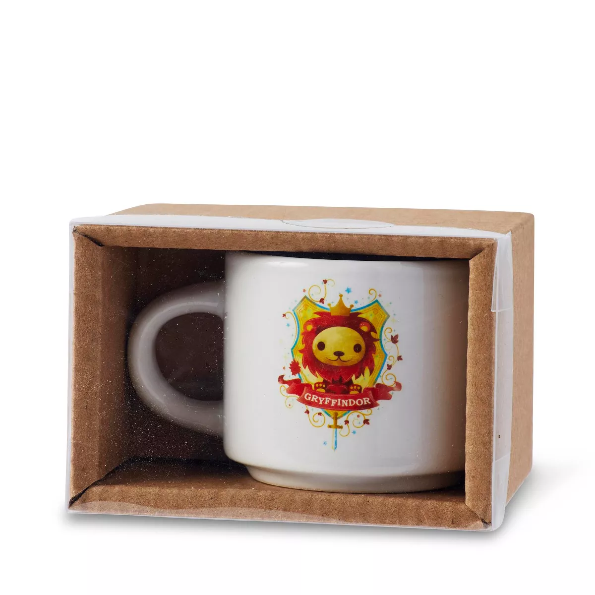 Seven20 Harry Potter Hogwarts House Gryffindor Ceramic Mini Mug - 2.67”L x 2”H