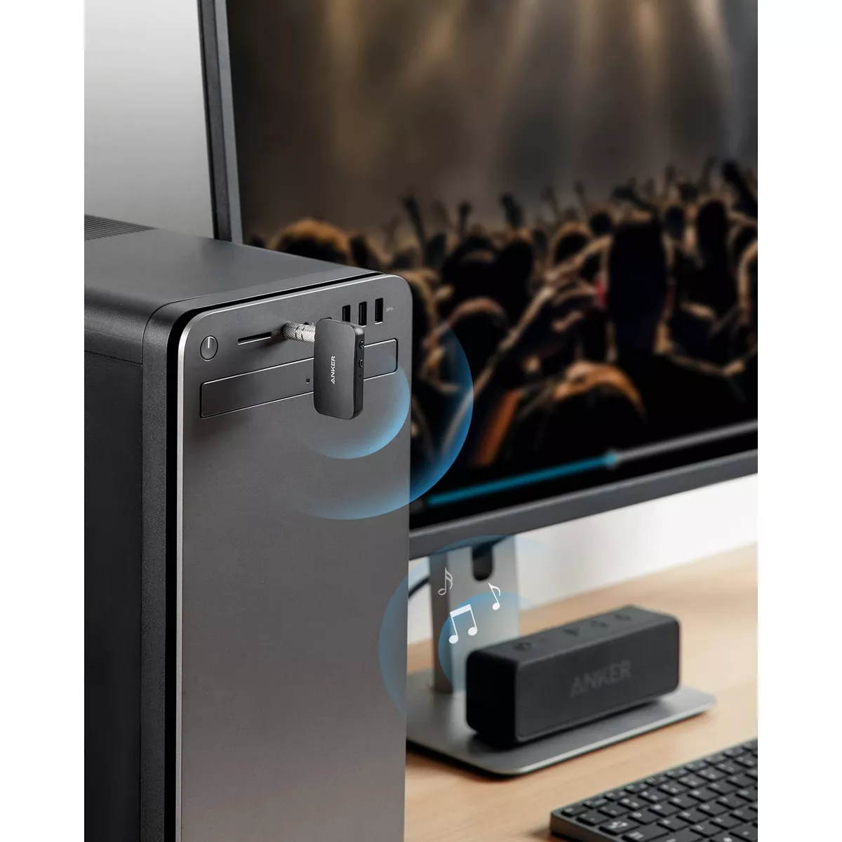 Anker SoundSync G1 Dual BT Transmitter- Black