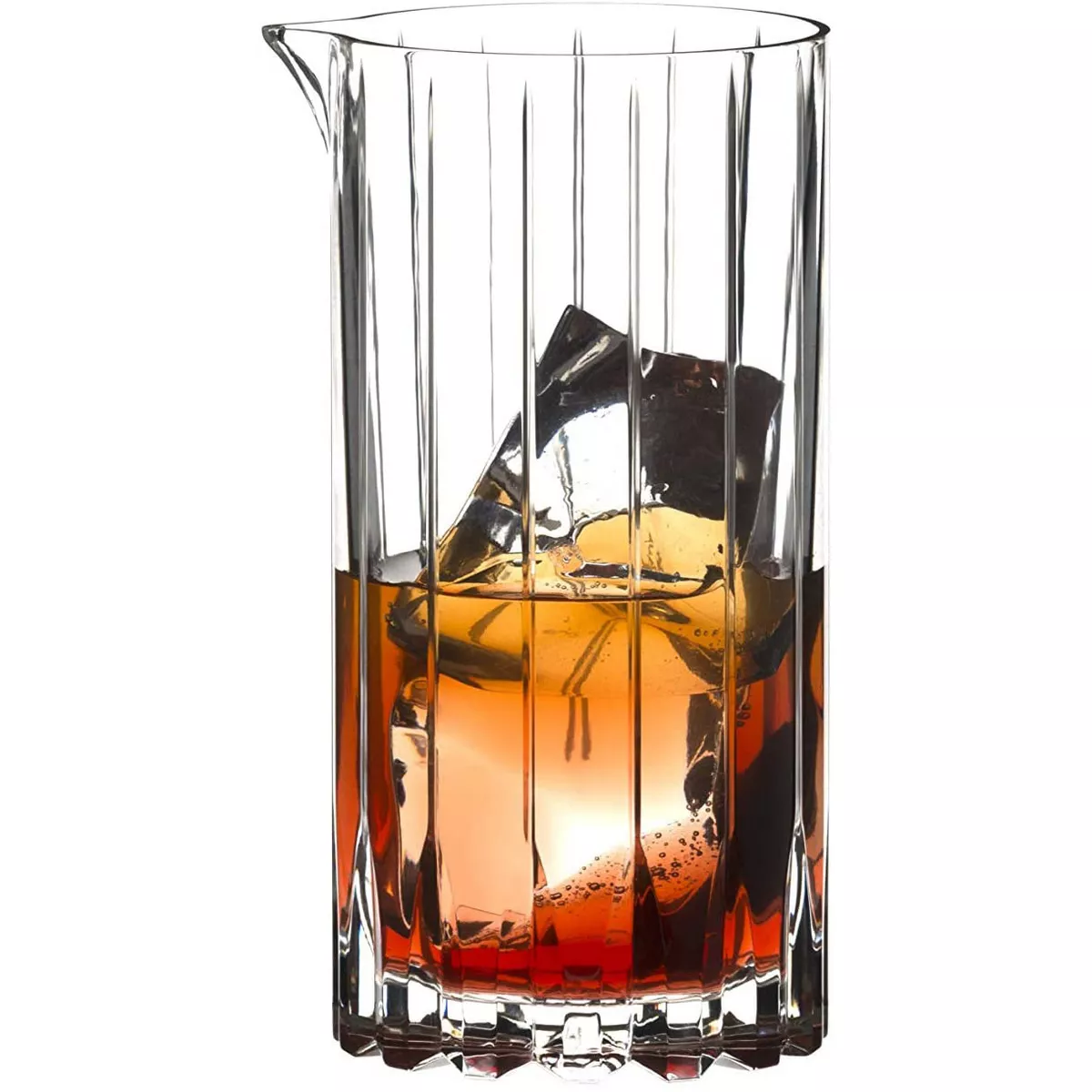 Riedel 23 Ounce Drink Specific Crystal Glassware Mixing Glass Beverage Pitcher Serveware with Convenient Easy Pour Spout, Clear