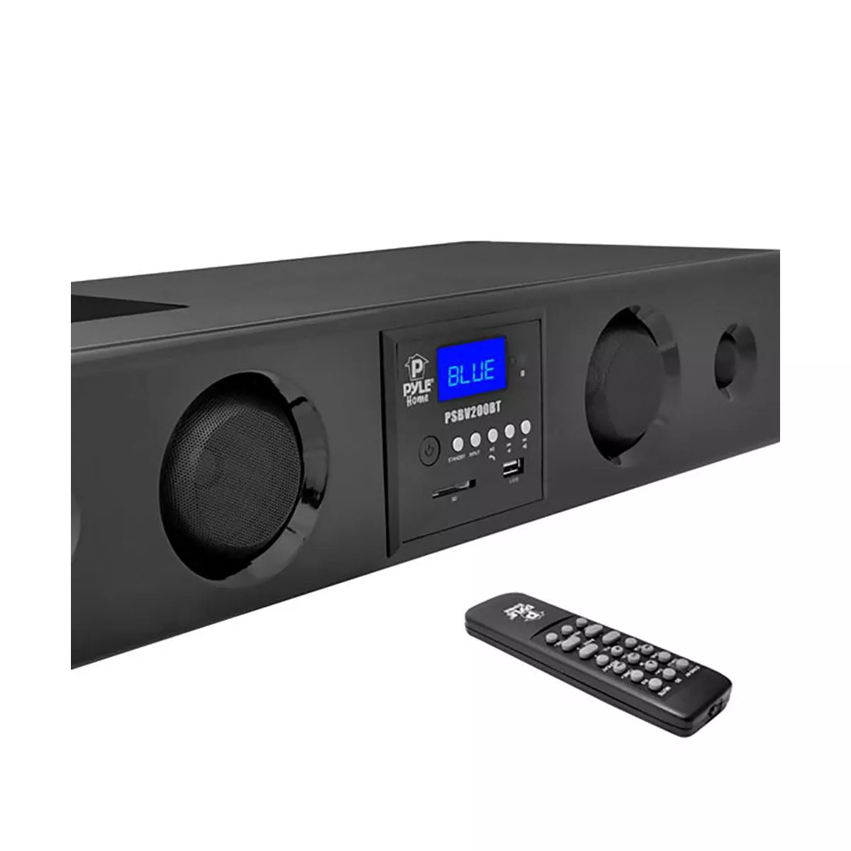 Pyle 300 Watt Bluetooth USB/SD/FM Radio Soundbar System with Remote (4 Pack)