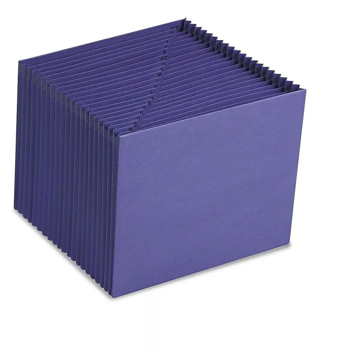 Smead Heavy-Duty A-Z Open Top Expanding Files 21 Pockets Letter Purple 70721