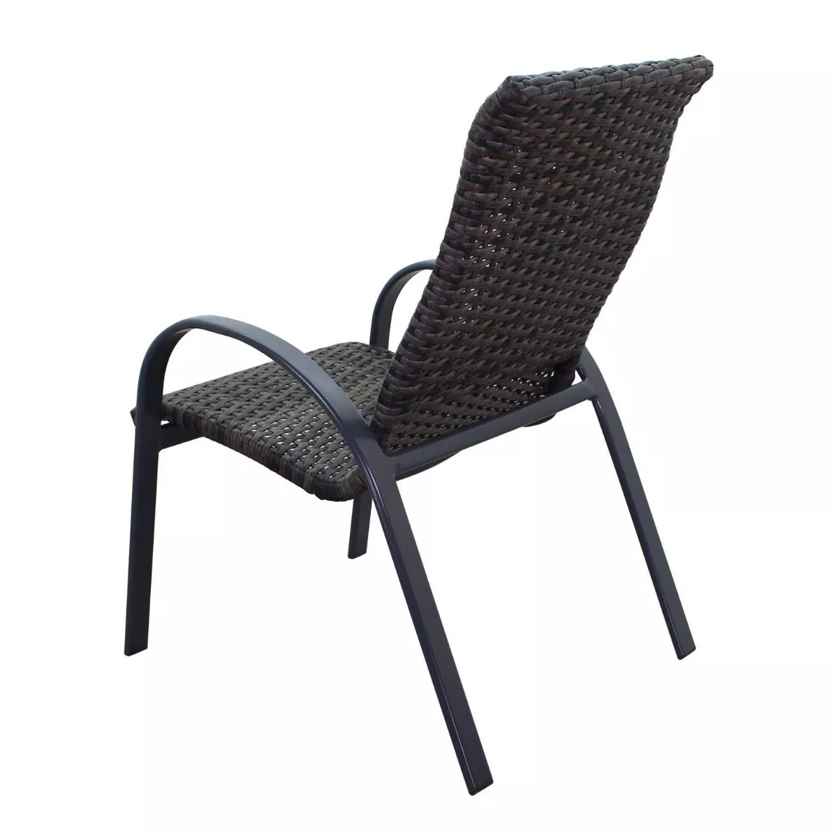 Santa Fe 4pc Wicker Chairs - Silver - Courtyard Casual