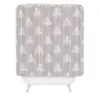 Lisa Argyropoulos Linear Trees Shower Curtain Gray - Deny Designs