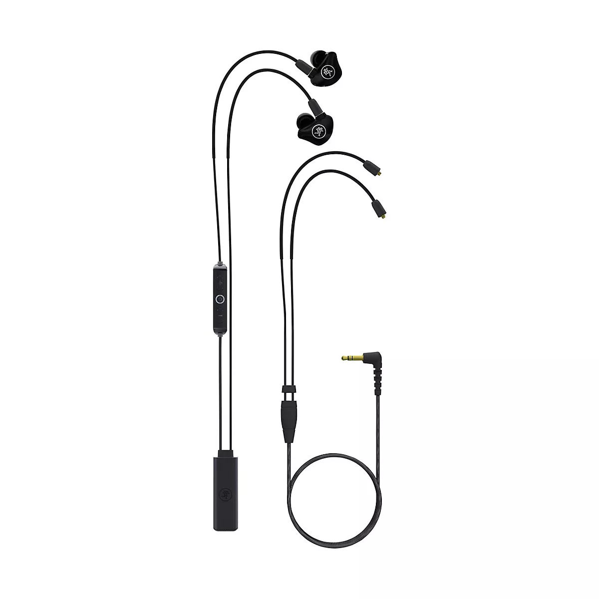 Mackie MP-240 BTA Dual Hybrid Driver In-Ear Monitors with Bluetooth Adapter