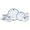 Robe Factory LLC Star Trek: The Next Generation Dinnerware Sets | 16-Piece Ceramic Dinner Set