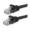 Monoprice Cat6 Ethernet Patch Cable - 10 Feet - Black | Network Internet Cord - RJ45, Stranded, 550Mhz, UTP, Pure Bare Copper Wire, 24AWG - Flexboot