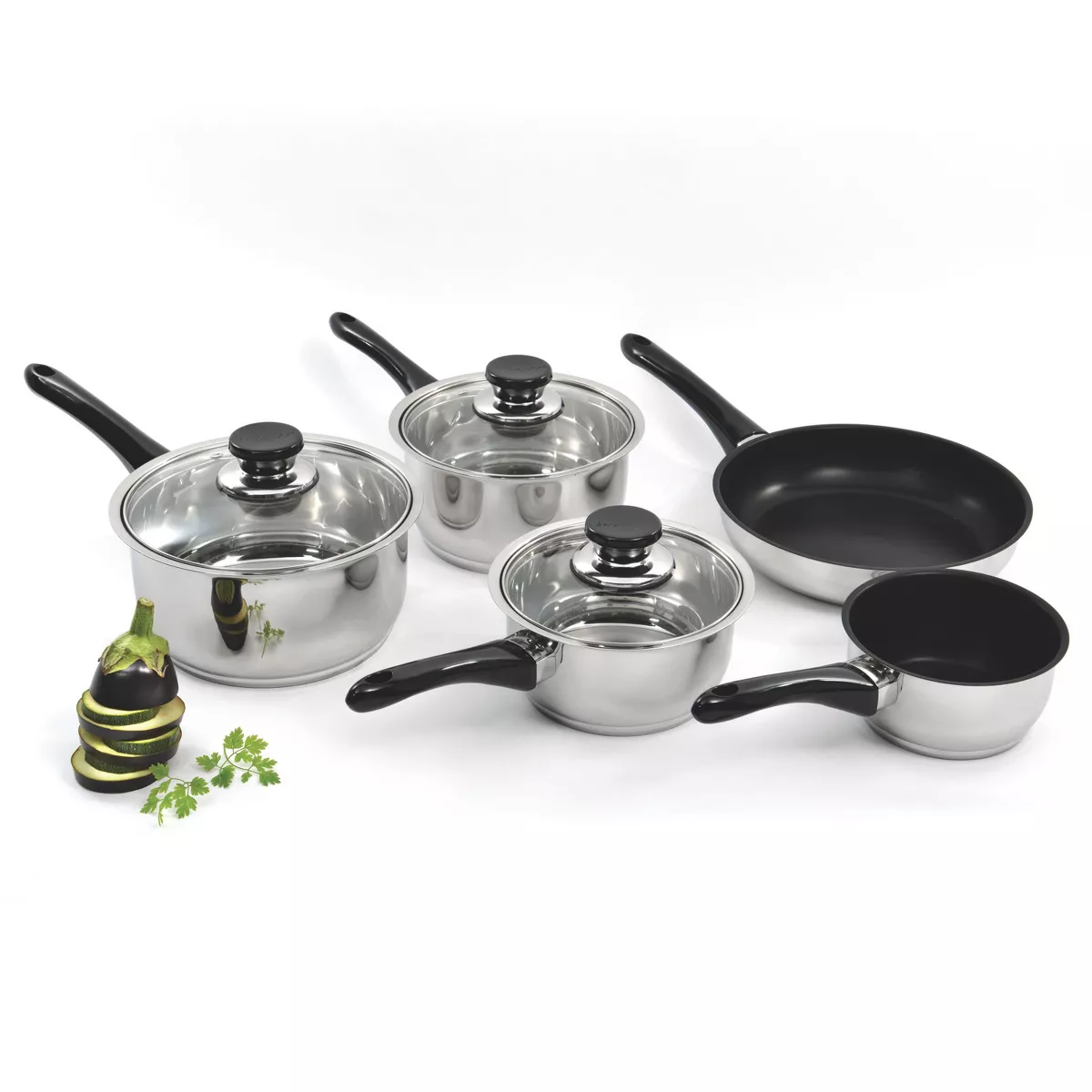 BergHOFF Vision 8Pc 18/10 SS Cookware Set