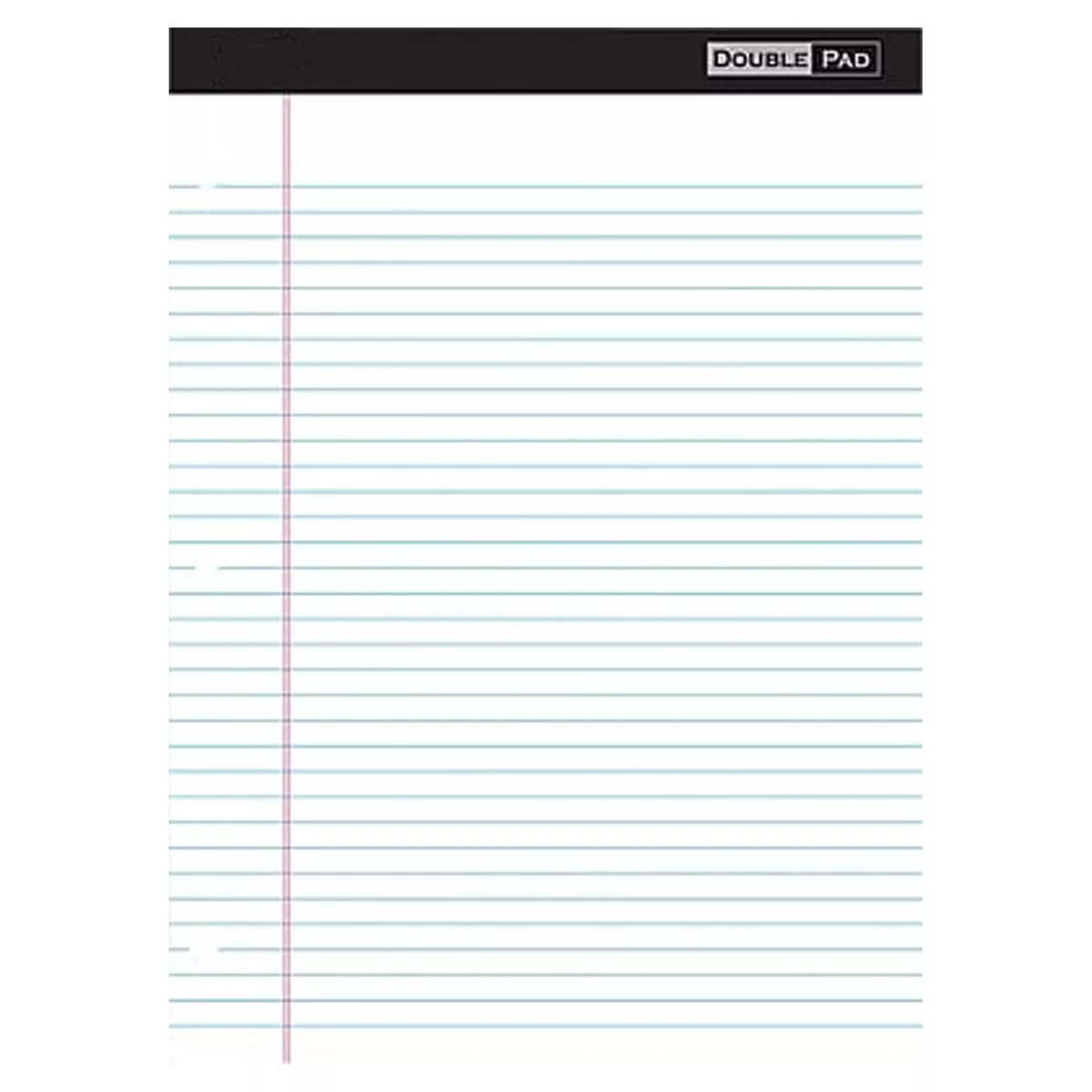MyOfficeInnovations Double Pad Notepads 8.5x11.75 White 100 Sh/Pd 6 Pd/Pk 478900