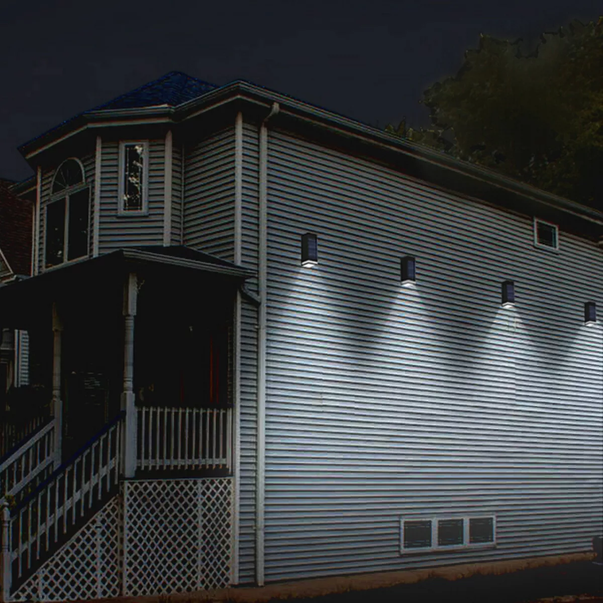 LED Solar Single Direction Solar Outdoor Wall Light - Techko Kobot