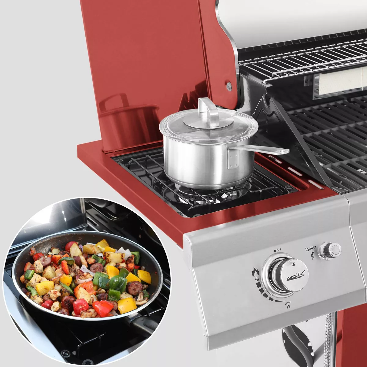 Royal Gourmet Deluxe 5-Burner Gas Grill GA5403R Red