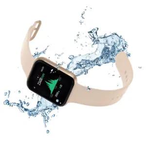 iTouch Air 3 Smartwatch - Gold Case with Beige Strap