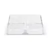 DEMDACO Glass 4-Section Divided Serving Dish Clear