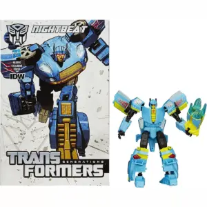 Deluxe Class Nightbeat | Transformers Generations Thrilling 30 Action figures