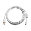 Monoprice USB 2.0 Cable - 15 Feet - White | USB Type-A Male to USB Micro-B Male 5-Pin, 28/24AWG, Gold Plated