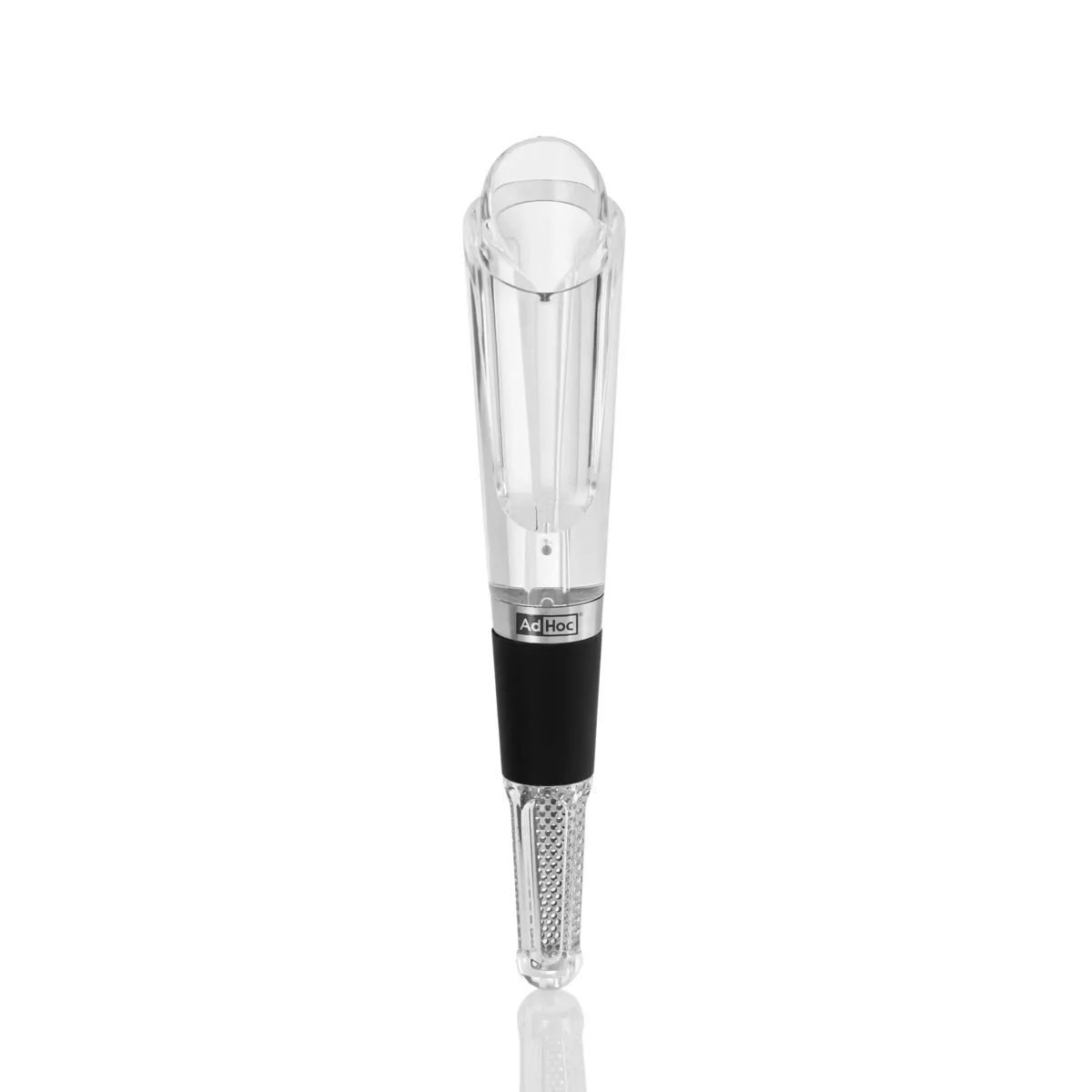 AdHoc 2 in 1 Wine Decanter and Aerator Pourer 7 in VA10US Black