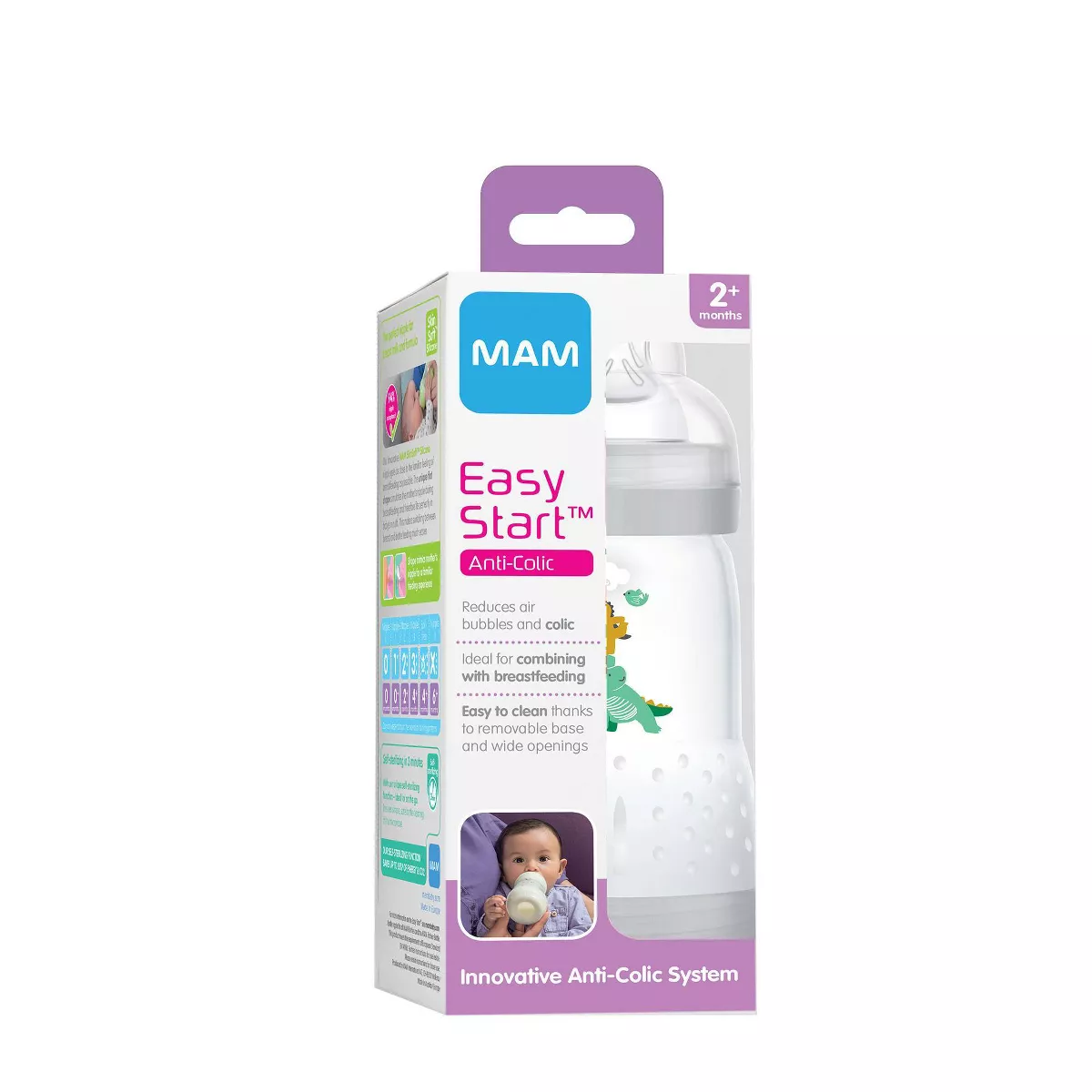 MAM Anti-Colic Bottle, 9oz, 1ct