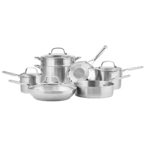 KitchenAid 3-Ply Base Stainless Steel 11pc Cookware Set