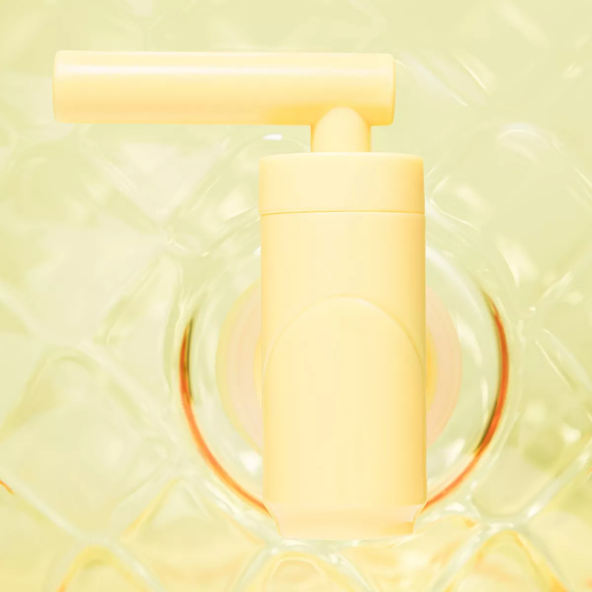 1.8gal Plastic Pineapple Beverage Dispenser Yellow - Sun Squad™