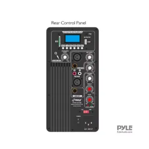 Pyle Portable 10 Inch 2 Way Full Range Bluetooth PA Loud Speaker High-Performance Versatile Karaoke Subwoofer Monitor Speaker System, Black (2 Pack)