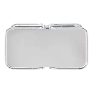 Ripley Chrome Finish Bar Cart Silver - Inspire Q