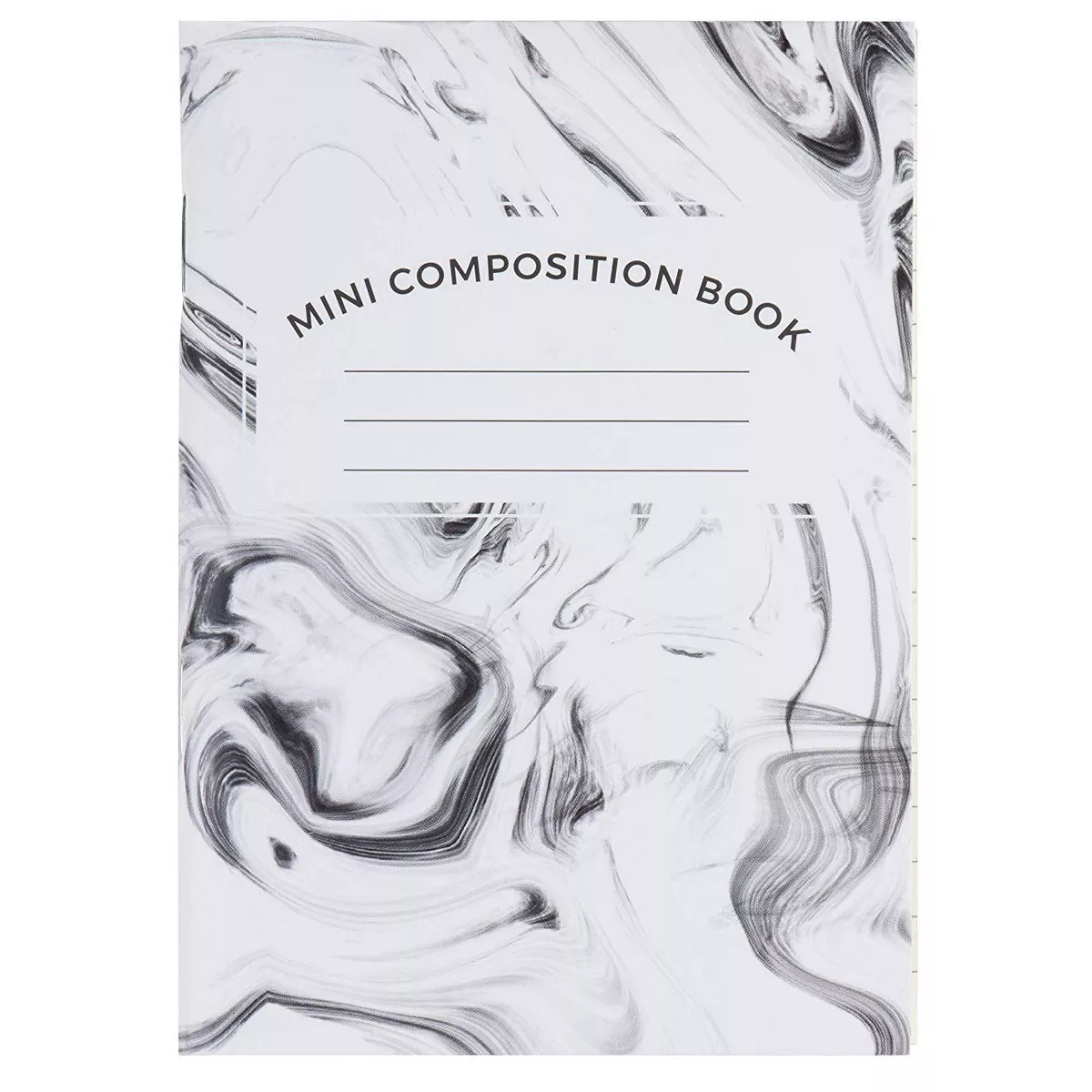 Paper Junkie 24-Pack Mini Marble Composition Notebook College Ruled Journal (3.2 x 4.5 in, 50 Sheet, 3 Color)