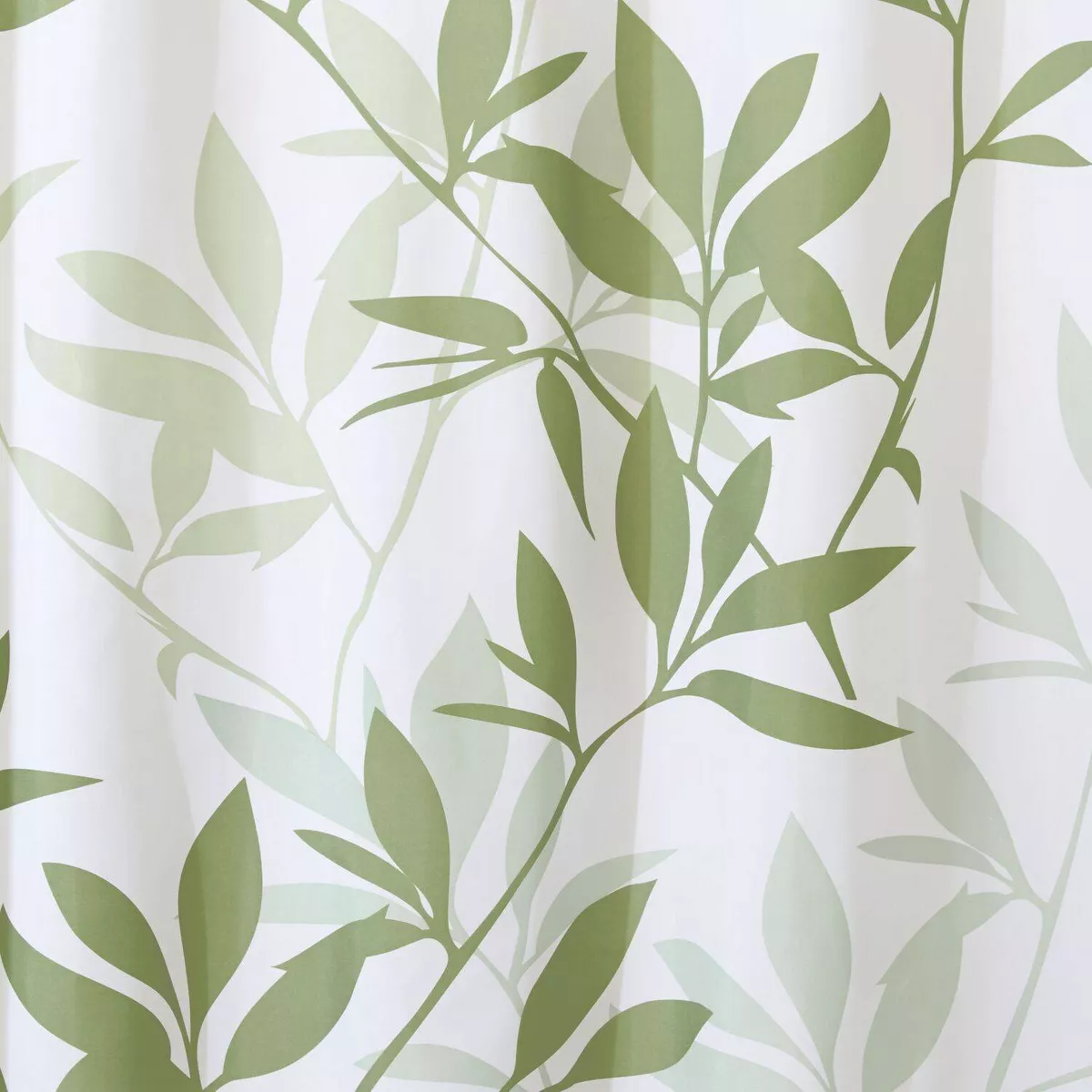 Leaves Shower Curtain Green - iDESIGN