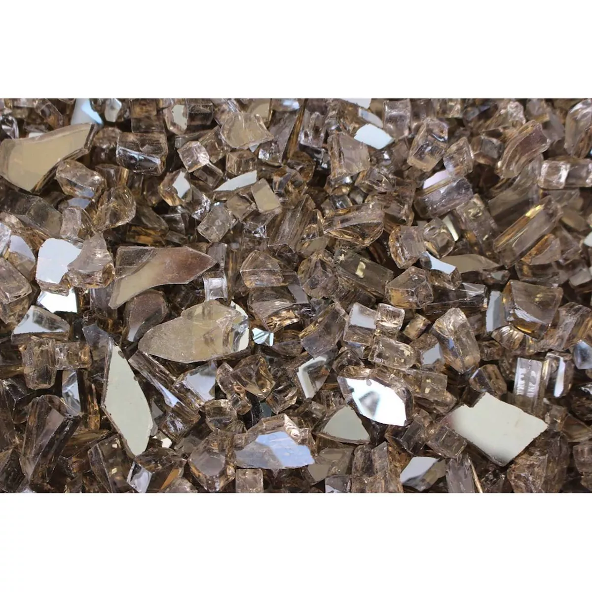 Reflective Fire Pit Fire Glass - Golden Bronze - AZ Patio Heaters