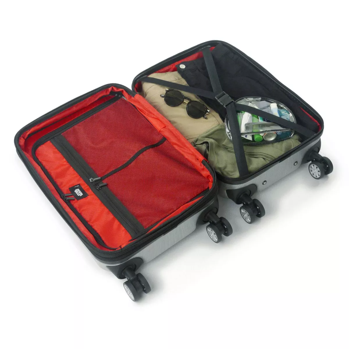 FUL Star Wars Darth Vader Embossed 2pc Spinner Luggage Set - Silver