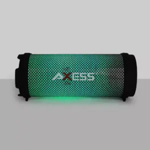 Axess HIFI Bluetooth Media Speaker with Colorful RGB Lights in Yellow