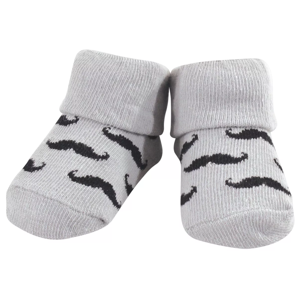 Hudson Baby Infant Boy Cotton Bib and Sock Set 5pk, Mr Fox, One Size
