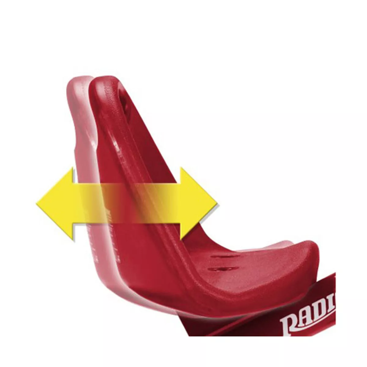 Radio Flyer Deluxe Steer and Stroll Kids Outdoor Recreation Bike Tricycle, Red
