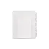 Avery Index Maker Print & Apply Clear Label Plastic Dividers 5-Tab Letter 23120