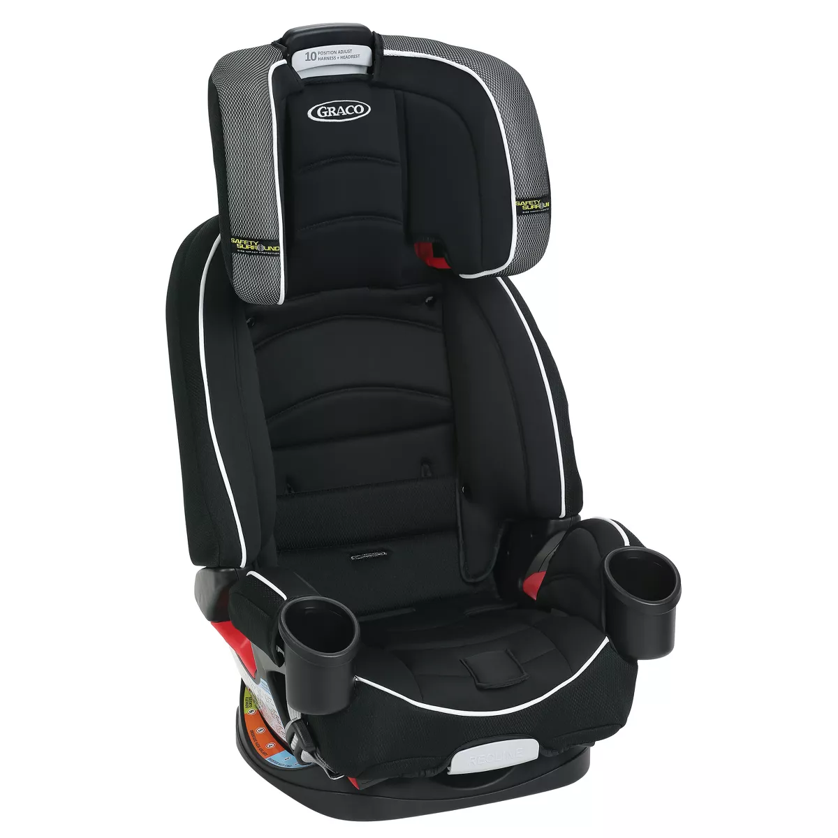 Graco 4Ever 4-in-1 Convertible Car Seat Featuring Safety Surround - Jacks