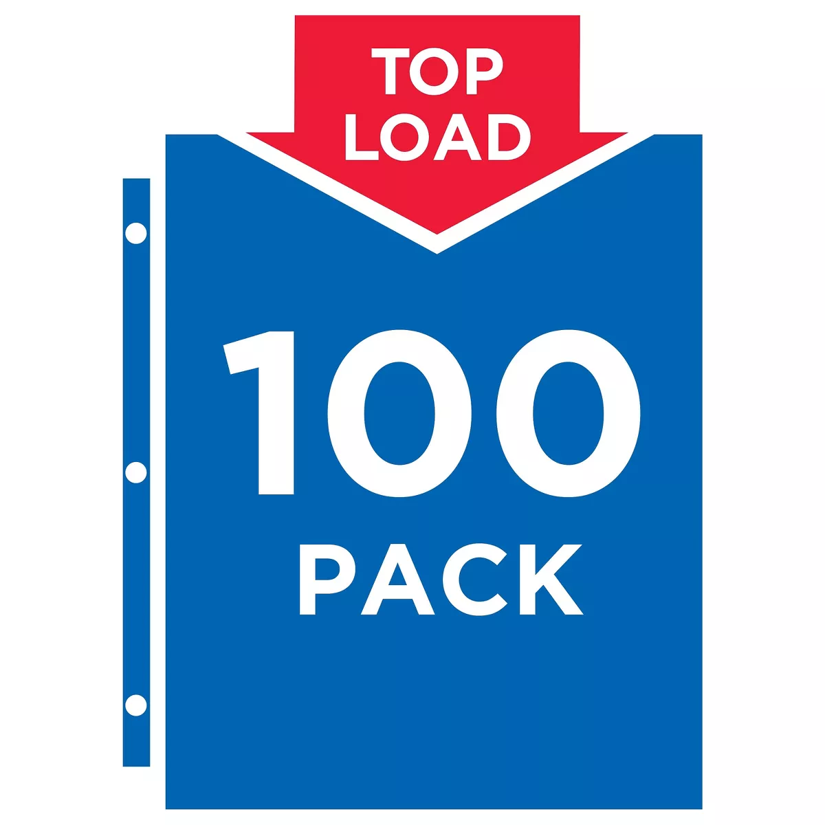 Avery Top-Load Recycled Polypropylene Sheet Protector Clear 100/Box 75539