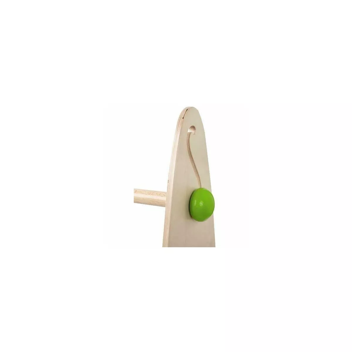 HABA Color Fun Play Gym - Wooden Activity Center with Adjustable Height, Sliding Discs and Dangling Frog