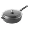 BergHOFF GEM 11" Non-Stick Covered Saute Pan 4.6 Qt, Black