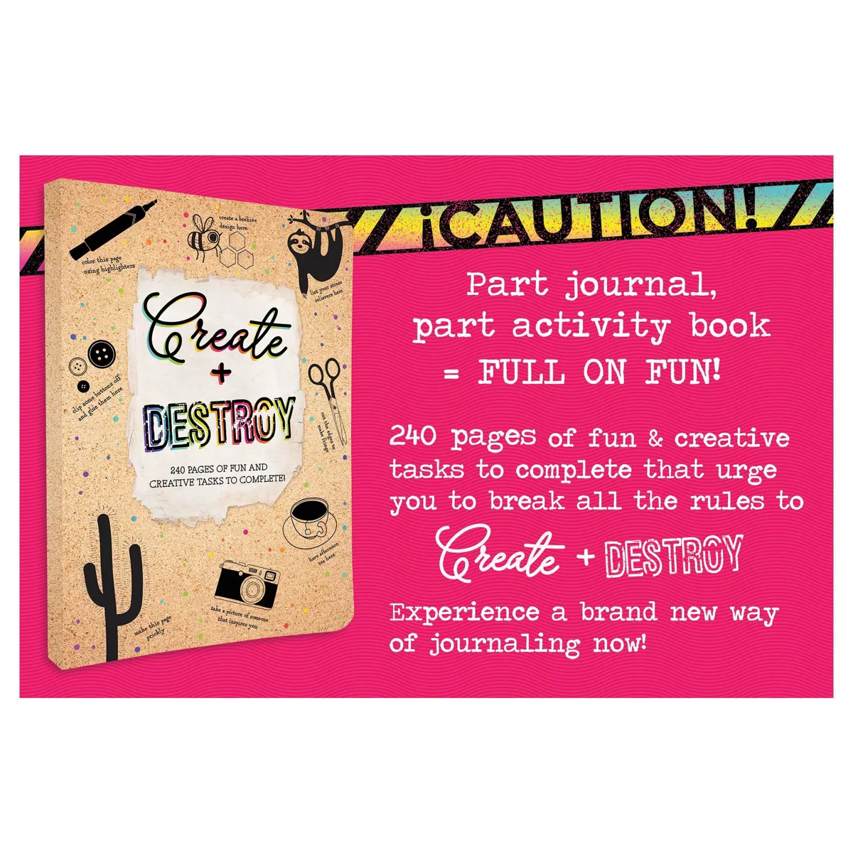 Create & Destroy Activity Book - Piccadilly