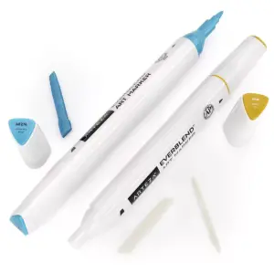 Arteza Professional Replaceable Tips for EverBlend Markers, 10 Chisel Tips (ARTZ-9107)