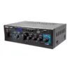 Pyle PTAA55 2 x 120 Watt Compact Wireless Bluetooth Home Audio 2 Channel Mixer Amplifier Stereo Receiver Sound System with Mic/Aux/USB/SD Input
