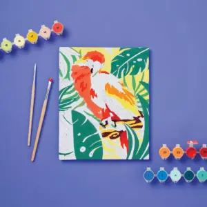 4pk Paint-By-Number Canvas Board Kit Jungle - Mondo Llama™