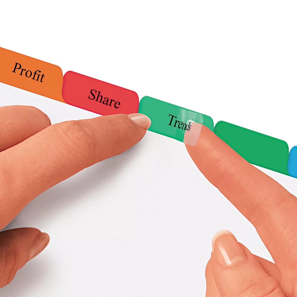 Avery Index Maker Print & Apply Clear Label Dividers w/Color Tabs 8-Tab Letter 11407