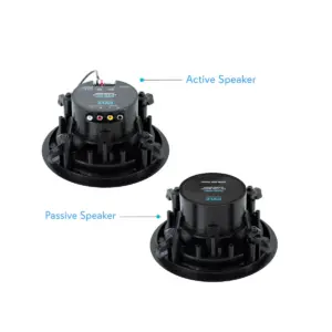 Pyle Dual 5.25 Inch 240 Wall In Wall/In Ceiling Flush Mount Bluetooth Home Audio Speaker System Kit, 2 Way Full Range Stereo Sound Speakers (2 Pack)