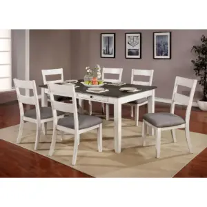 7pc Acker Dining Set Gray - HOMES: Inside + Out