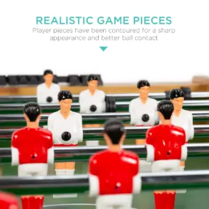 Best Choice Products 48in Competition Sized Soccer Foosball Table for Home, Game Room, Arcade w/ 2 Balls, 2 Cup Holders