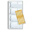 Rediform Wirebound Message Book, 2 3/4 x 5 3/4, Carbonless Copy, 400 Forms, 120 Labels