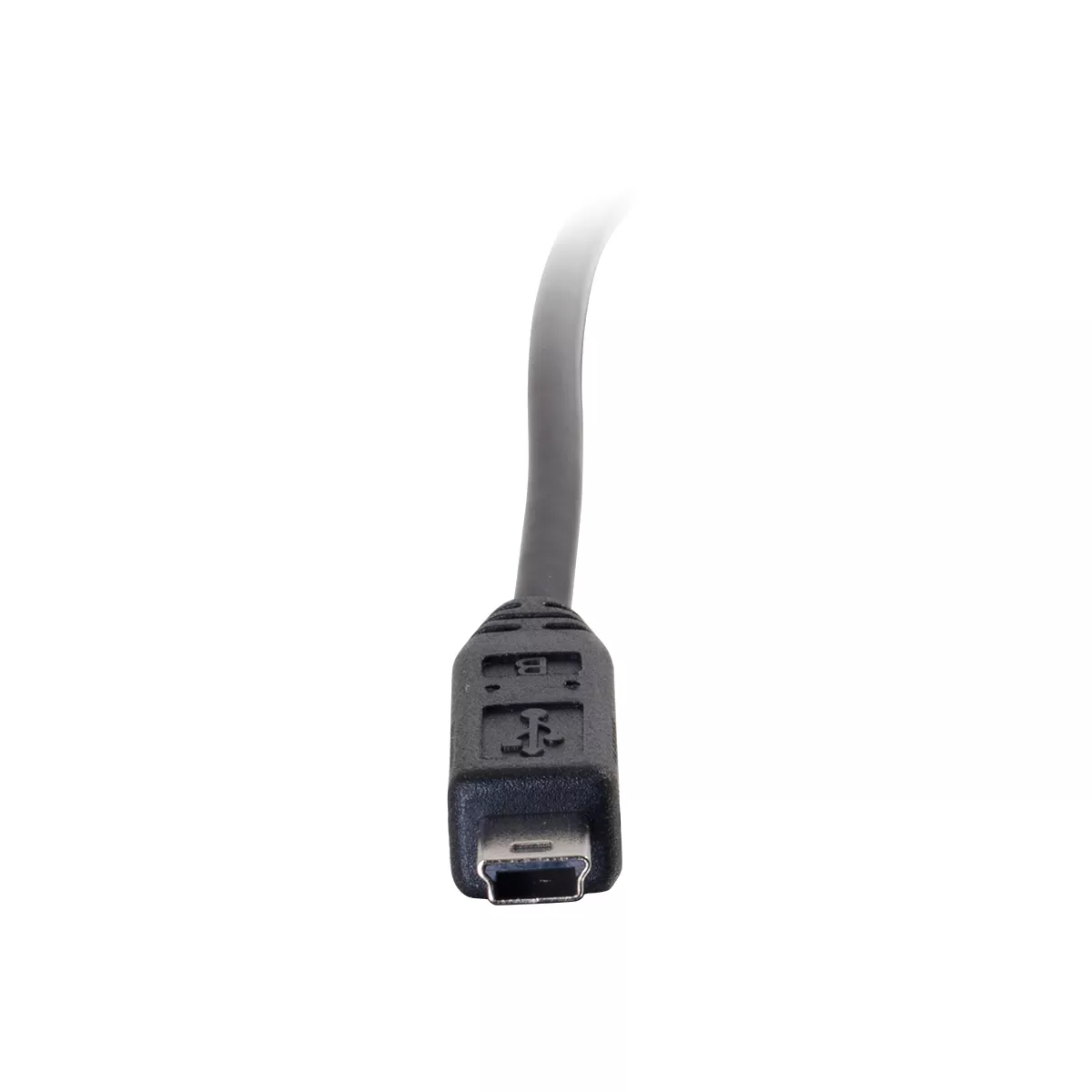 C2G 6ft USB 2.0 USB Type C to USB Mini B Cable M/M - USB C Cable Black - USB for Camera, Cellular Phone, Tablet - 60 MB/s - 6 ft - Type C Male USB