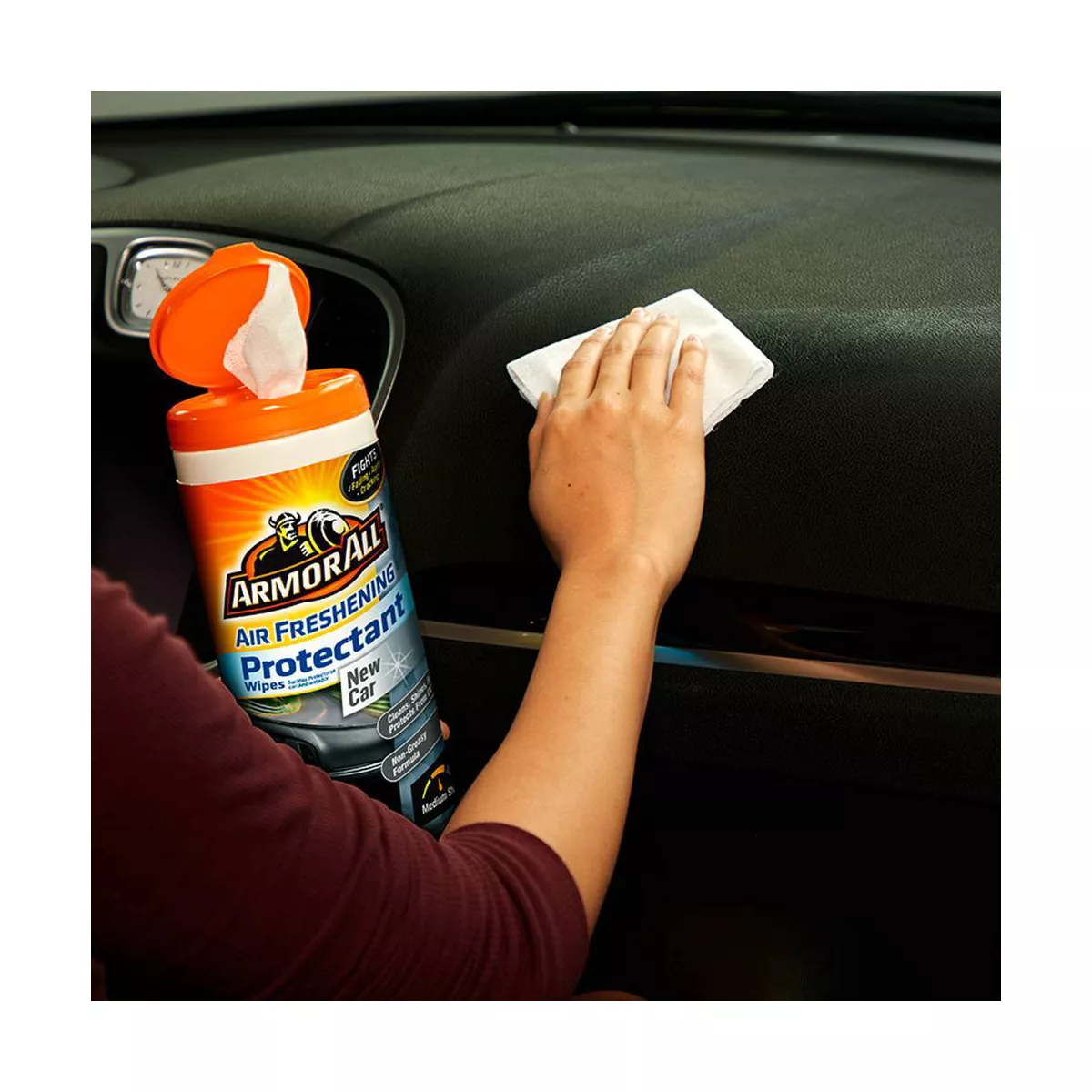 Armor All 25ct New Car Wipes Automotive Protector