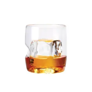 GoVino 14oz 4pk Plastic Rocks Glasses