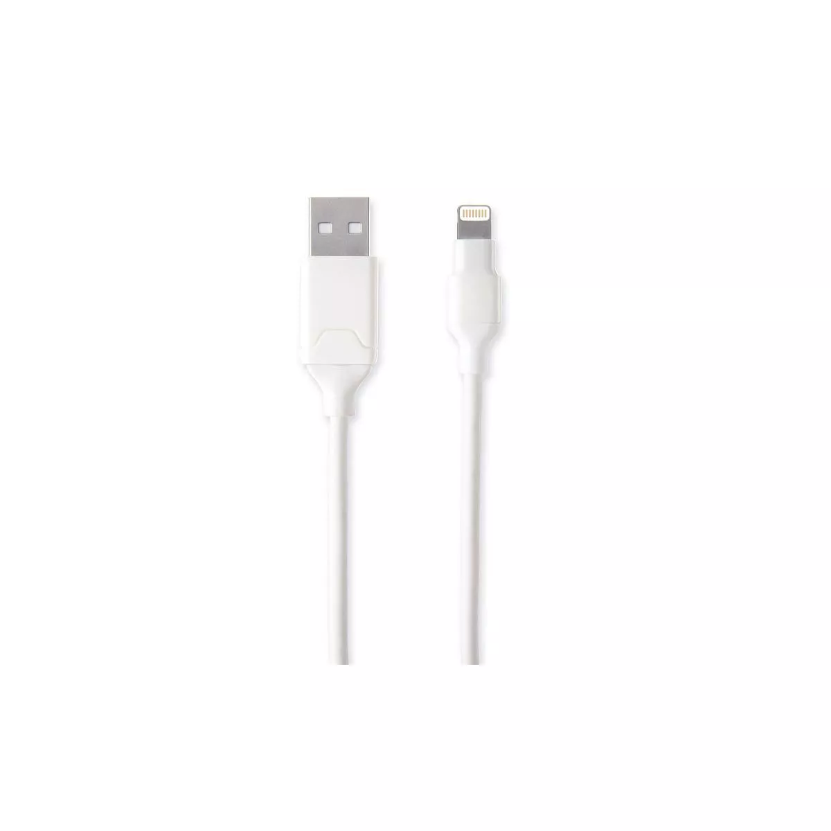 Qmadix - Apple Lightning Cable 4ft - White