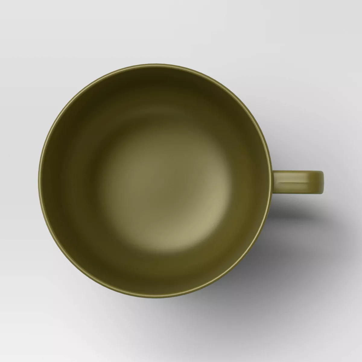 30oz Plastic Soup Mug Dark Green - Room Essentials™